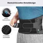 FREETOO hátmerevítő támasztó pántokkal állítható feszítőpántok, légáteresztő nejlon - outlet termék