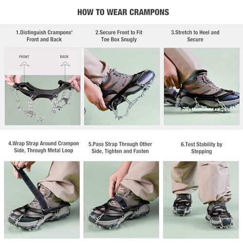 Unigear jégcsúszásgátló 18 tüskés sétához - outlet termék