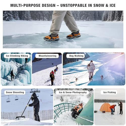 Unigear jégcsúszásgátló 18 tüskés sétához - outlet termék