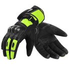 INBIKE motoros kesztyűk tél vízálló érintőképernyős fekete-zöld, XXL - outlet termék
