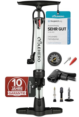 Bicycle padló pumpa - minden szelepre alkalmas - tesztelt nagyon jó - 10 év garancia - outlet termék