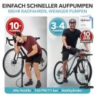 Bicycle padló pumpa - minden szelepre alkalmas - tesztelt nagyon jó - 10 év garancia - outlet termék
