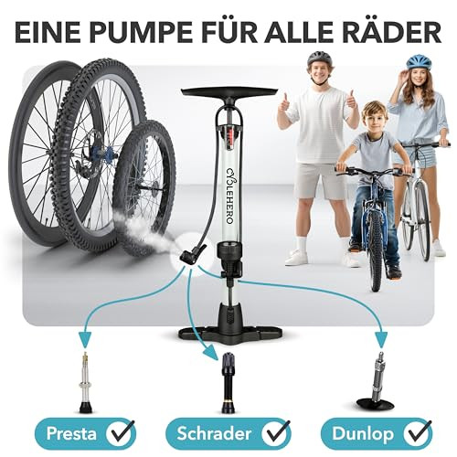 Bicycle padló pumpa - minden szelepre alkalmas - tesztelt nagyon jó - 10 év garancia - outlet termék