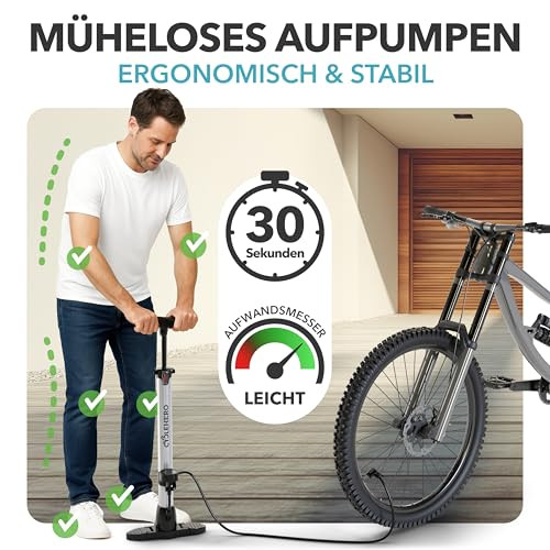 Bicycle padló pumpa - minden szelepre alkalmas - tesztelt nagyon jó - 10 év garancia - outlet termék