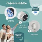Beartop gyermekbiztonsági dugó | erős tartás | gyermekbiztonsági aljzat | ABS - outlet termék