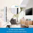 PERLESMITH ultra vékony univerzális TV fali konzol 23-55 hüvelyk, max. VESA 400 x - outlet termék