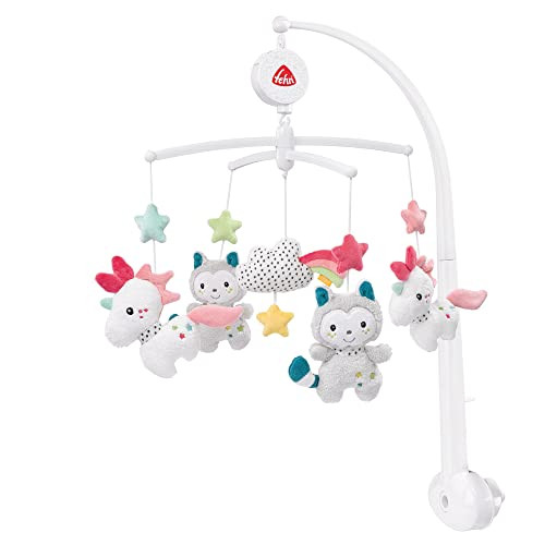 Fehn 057027 Aiko & Yuki zenélő forgó bárány, 40 cm átmérő, 65 cm magas - outlet termék