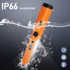 Dinfu fémkereső pinpointer hordozható vízálló LED narancs - outlet termék