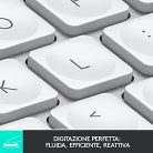 Logitech MXKEYS Mini vezeték nélküli billentyűzet világítós, világosszürke - ITA - outlet termék