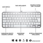 Logitech MXKEYS Mini vezeték nélküli billentyűzet világítós, világosszürke - ITA - outlet termék