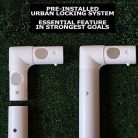 Football Flick Ultimate uPVC futballkapu, UV kezelt, 70mm vastag - outlet termék
