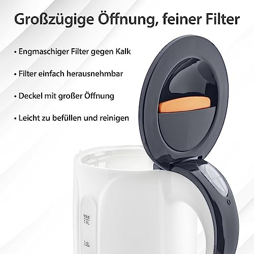 T24 vízforraló 0.8 liter, vezeték nélküli, automatikus kikapcsolás, szárazfutás - outlet termék