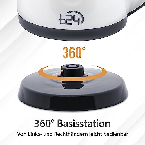 T24 vízforraló 0.8 liter, vezeték nélküli, automatikus kikapcsolás, szárazfutás - outlet termék