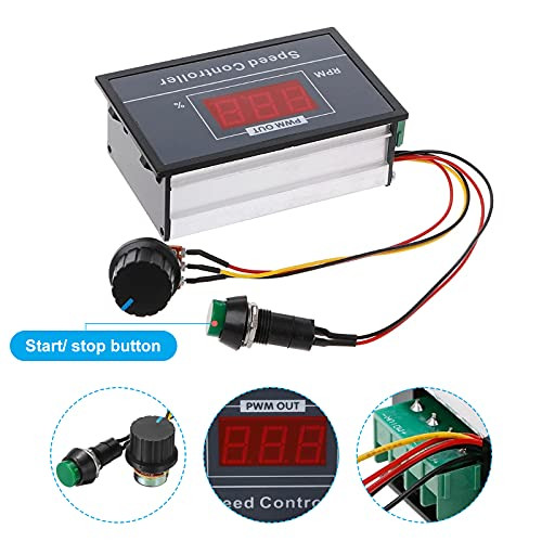 RUIZHI DC motor sebességszabályzó 6-60V 30A sebesség állítható, indító-leállító - outlet termék