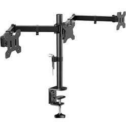   HUANUO 3-képernyős monitorállvány, 3x13-24" monitorhoz, 10 kg teherbírás, könnyen - outlet termék