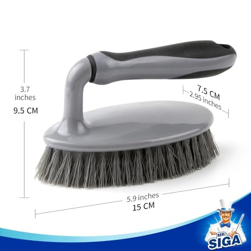 MR.SIGA erős súrolókefe kényelmes fogással fürdőszoba, zuhany, mosdó, padló, 2 - outlet termék