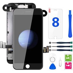   Hoonyer iPhone 8 kijelző fekete, teljes összeszerelés LCD digitalizáló képernyő csere - outlet termék