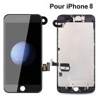 Hoonyer iPhone 8 kijelző fekete, teljes összeszerelés LCD digitalizáló képernyő csere - outlet termék