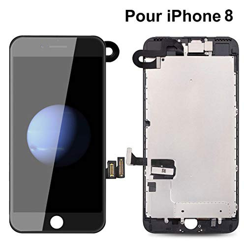 Hoonyer iPhone 8 kijelző fekete, teljes összeszerelés LCD digitalizáló képernyő csere - outlet termék