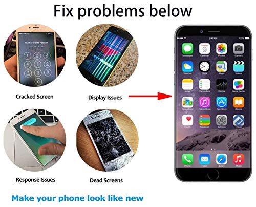 Hoonyer iPhone 8 kijelző fekete, teljes összeszerelés LCD digitalizáló képernyő csere - outlet termék
