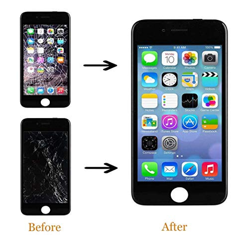 Hoonyer iPhone 8 kijelző fekete, teljes összeszerelés LCD digitalizáló képernyő csere - outlet termék