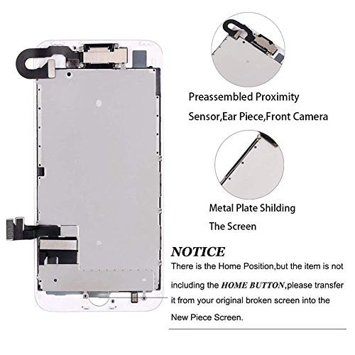 Hoonyer iPhone 8 kijelző teljes összeszerelés, fehér - outlet termék