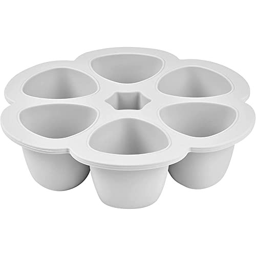 BÉABA, szilikon bébiétel tartály 6x90 ml, szürke - outlet termék