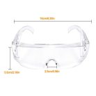 12 darabos védőszemüveg átlátszó lencsékkel - outlet termék