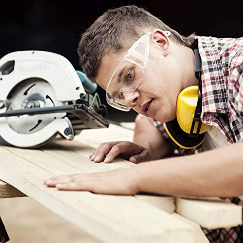 12 darabos védőszemüveg átlátszó lencsékkel - outlet termék