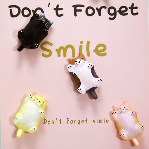 6 darabos macska alakú hűtőmágnes készlet iskola, osztályterem, iroda, vicces - outlet termék