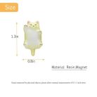 6 darabos macska alakú hűtőmágnes készlet iskola, osztályterem, iroda, vicces - outlet termék