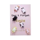 6 darabos macska alakú hűtőmágnes készlet iskola, osztályterem, iroda, vicces - outlet termék