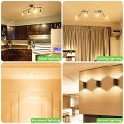 Lepro GU10 LED izzó, 2700 K, meleg fehér, 4 W, 345 lm, 100° 5 darabos - outlet termék
