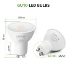 Lepro GU10 LED izzó, 2700 K, meleg fehér, 4 W, 345 lm, 100° 5 darabos - outlet termék