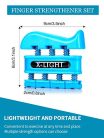 4 darabos ujj erősítő kéz edző eszköz gitár gyakorláshoz, sziklamászó edzéshez - outlet termék