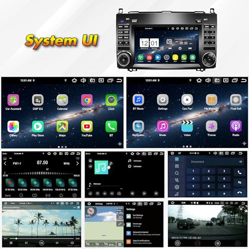 Amaseaudio Android 14 autórádió 7 hüvelyk Benz W169 W245 W906, 8 magos 4+64, vezeték - outlet termék