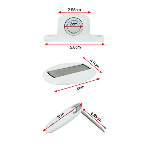 Door Stopper mágneses ajtóütköző fúrás nélkül rozsdamentes acél - outlet termék