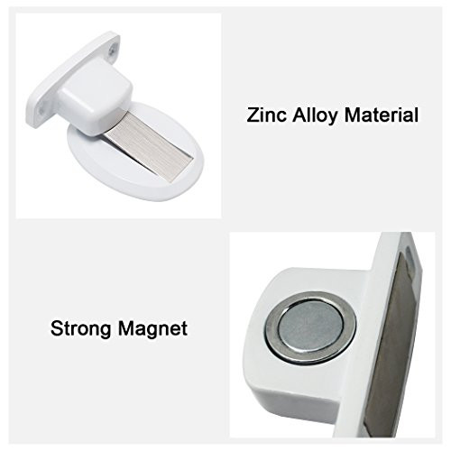 Door Stopper mágneses ajtóütköző fúrás nélkül rozsdamentes acél - outlet termék