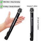 AMZOON kerékpár pumpa nyomásmérővel mini, hosszabbított tömlő, Schrader és Presta - outlet termék