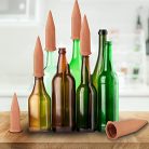 WUJUN növényöntöző tüskék 10 darabos automata öntöző terrakotta beltéri és kültéri - outlet termék