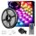 Lepro 5 m RGB LED szalagkészlet, 5050 SMD LED szalagok, 12 V, öntapadós, rugalmas LED - outlet termék