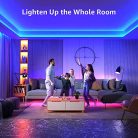 Lepro 5 m RGB LED szalagkészlet, 5050 SMD LED szalagok, 12 V, öntapadós, rugalmas LED - outlet termék