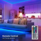 Lepro 5 m RGB LED szalagkészlet, 5050 SMD LED szalagok, 12 V, öntapadós, rugalmas LED - outlet termék