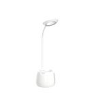 LED asztali lámpa éjszakai fénnyel, USB újratölthető olvasólámpa, 4 szemkímélő mód - outlet termék