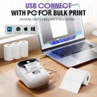 Phomemo M110 címkenyomtató, hordozható, Bluetooth, fehér - outlet termék