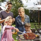 AISHNA bordatartó grillrács, rozsdamentes acél 4 darabos - outlet termék