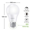 Lepro E27 LED izzó, 8.5 watt, 720 lumen 6 darabos - outlet termék