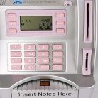 LB Mini elektronikus ATM bankautomata gyerekeknek rózsaszín, euró verzió - outlet termék