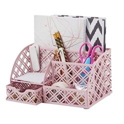   EXERZ asztali rendező/irodai tároló 7 rekeszes türkiz - outlet termék