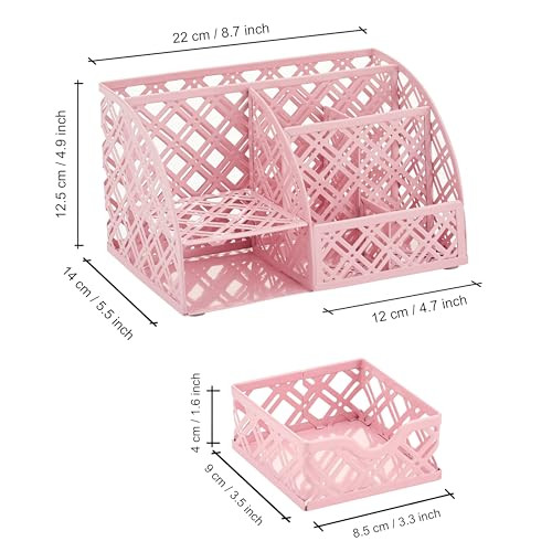 EXERZ asztali rendező/irodai tároló 7 rekeszes türkiz - outlet termék